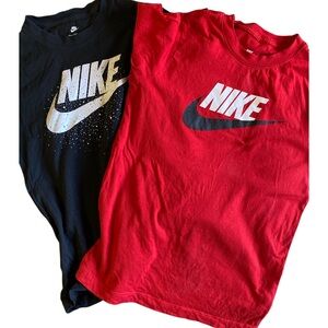 Nike • Kids' • Black and Red Short Sleeve Tees